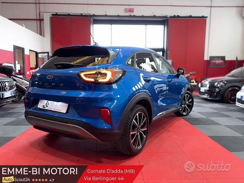 Usata Ford Puma Titanium 125 CV (91 kW) 2021 Blu SUV