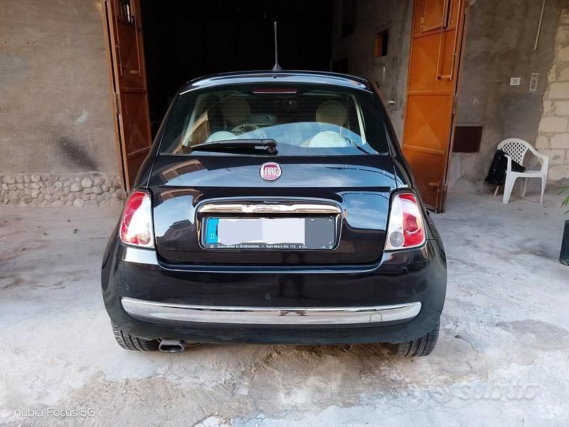 Usata Fiat 500 Lounge 69 CV (50 kW) 2015 Nero Berlina