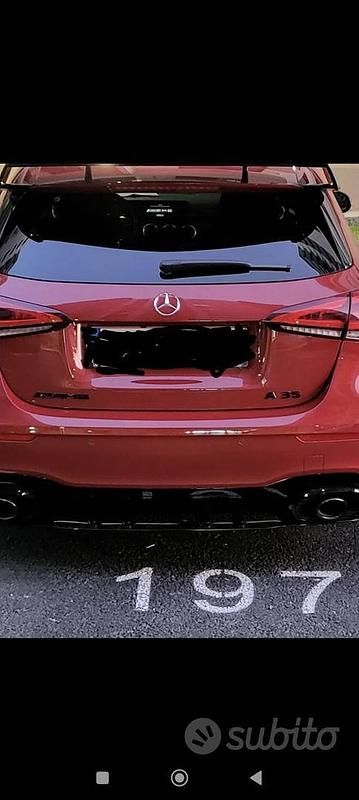 Usata Mercedes A35 AMG AMG 306 CV (225 kW) 2022 Rosso Berlina