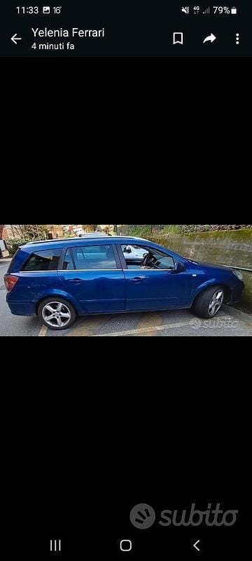 Usata Opel Astra 150 CV (110 kW) 2006 Blu Station wagon