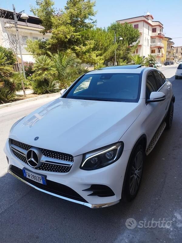 Usata Mercedes GLC250 Premium 211 CV (155 kW) 2019 Bianco Coupé