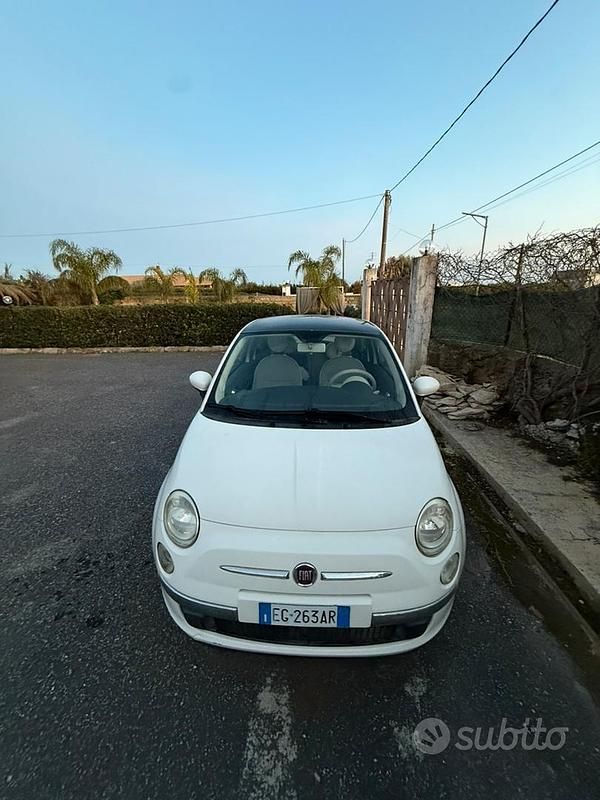 Usata Fiat 500 2010 Bianco Berlina