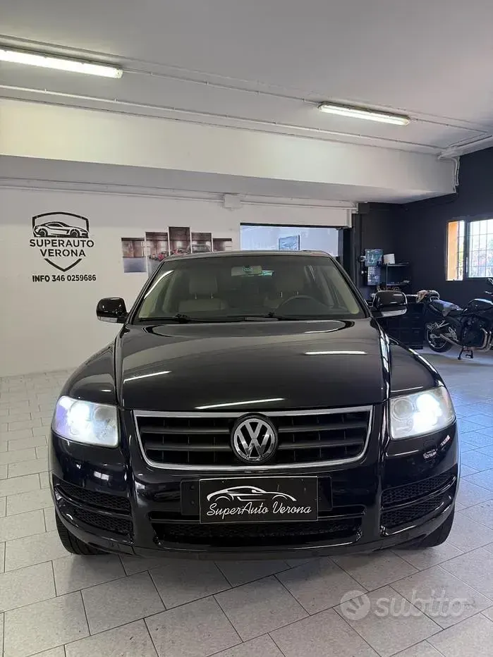 Usata VW Touareg R 174 CV (127 kW) 2004 Nero SUV
