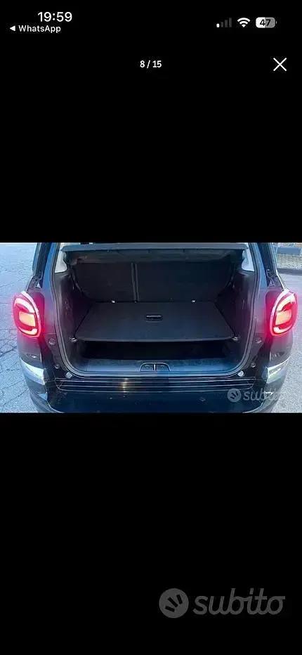 Usata Fiat 500L 120 CV (88 kW) 2020 Nero Monovolume