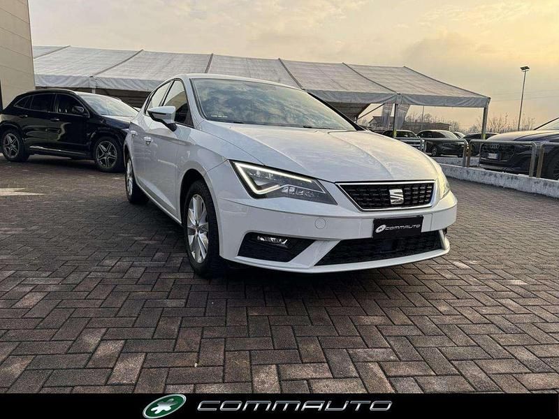 Usata Seat Leon XCELLENCE 116 CV (85 kW) 2018 Bianco Berlina