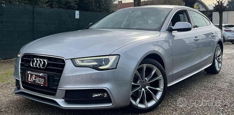 Usata Audi A5 Sportback Advanced 177 CV (130 kW) 2014 Argento Utilitaria