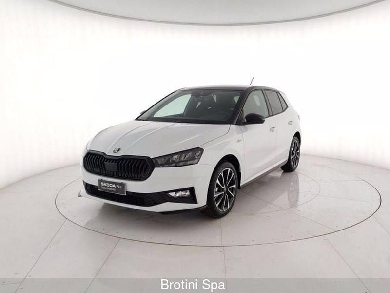 Nuova Skoda Fabia Monte Carlo 80 CV (58 kW) 2025 Bianco metallizzato Berlina