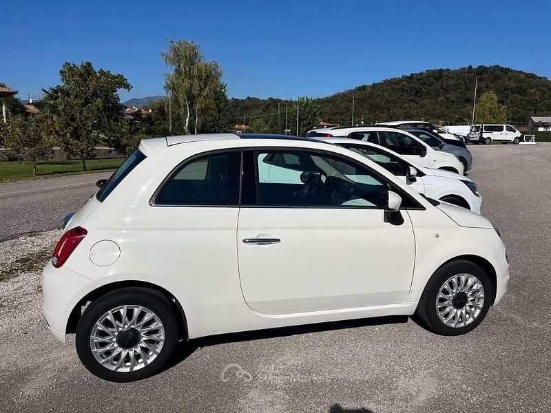 Usata Fiat 500 Lounge 69 CV (50 kW) 2019 Bianco Utilitaria