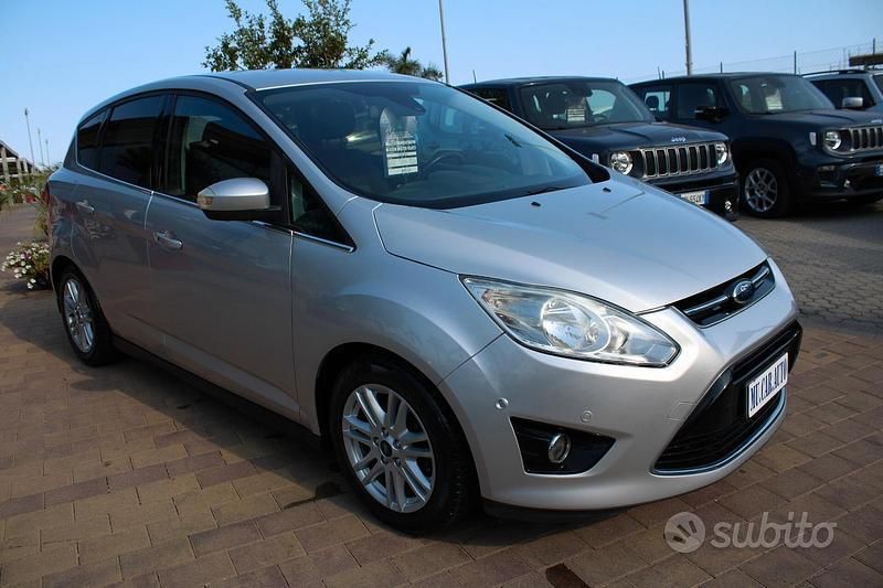 Usata Ford C-MAX Titanium 115 CV (84 kW) 2014 Argento Monovolume