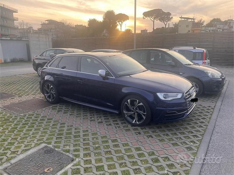 Usata Audi S3 300 CV (220 kW) 2014 Blu Berlina