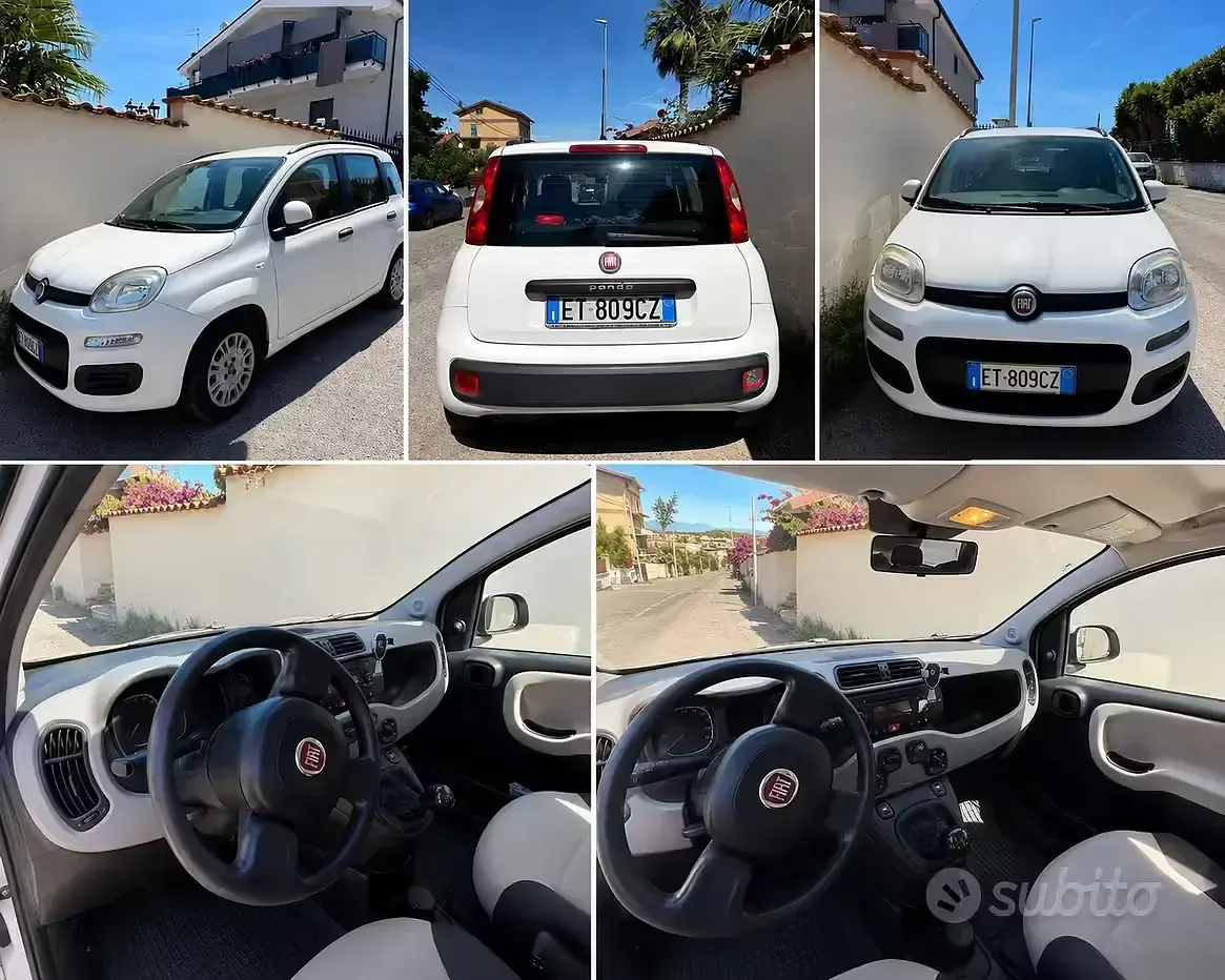 Usata Fiat Panda 75 CV (55 kW) 2013 Bianco Utilitaria