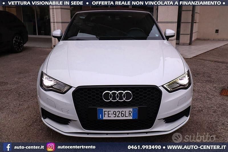 Usata Audi A3 Cabriolet Sport 150 CV (110 kW) 2016 Bianco Cabrio