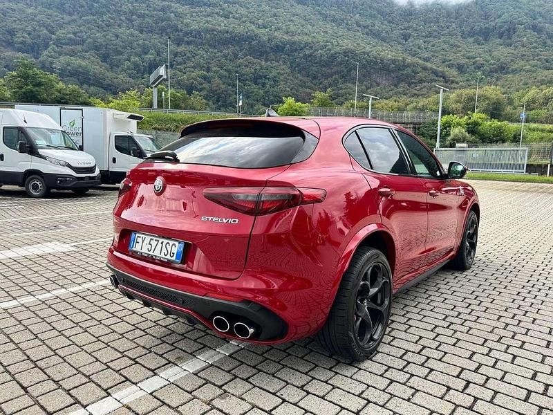 Usata Alfa Romeo Stelvio Quadrifoglio 510 CV (375 kW) 2019 Rosso SUV
