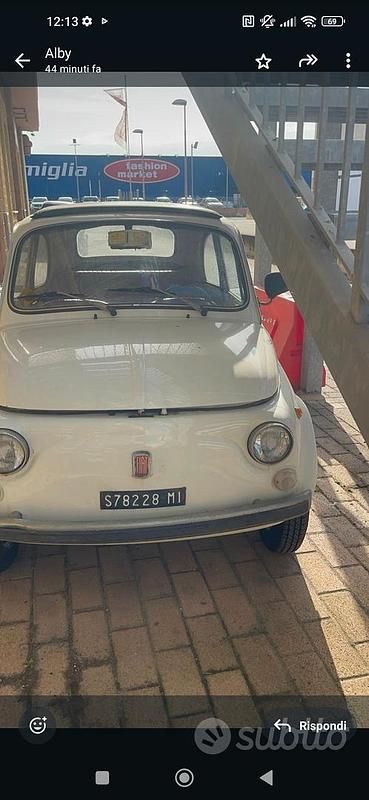 Usata Fiat 500 1970 Bianco Utilitaria