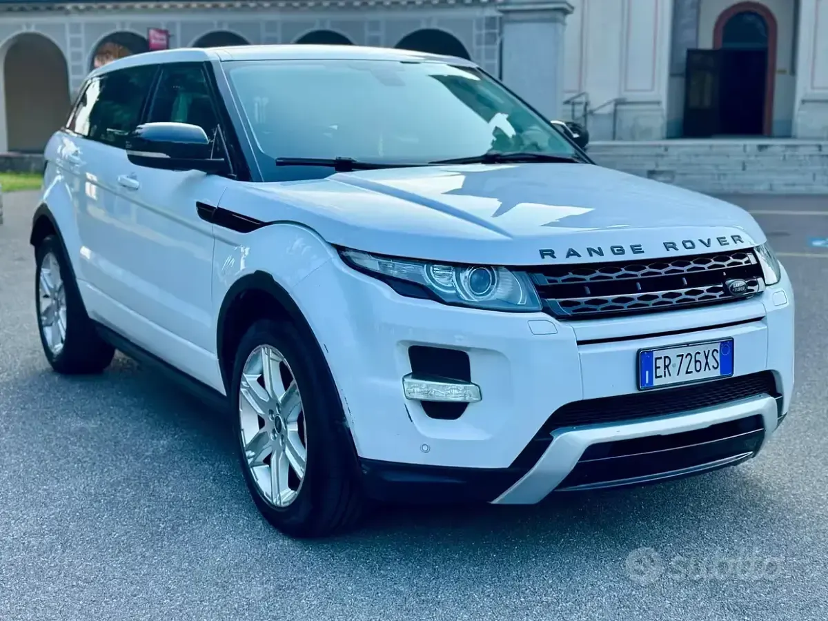 Usata Land Rover Range Rover evoque Prestige 150 CV (110 kW) 2013 Bianco SUV