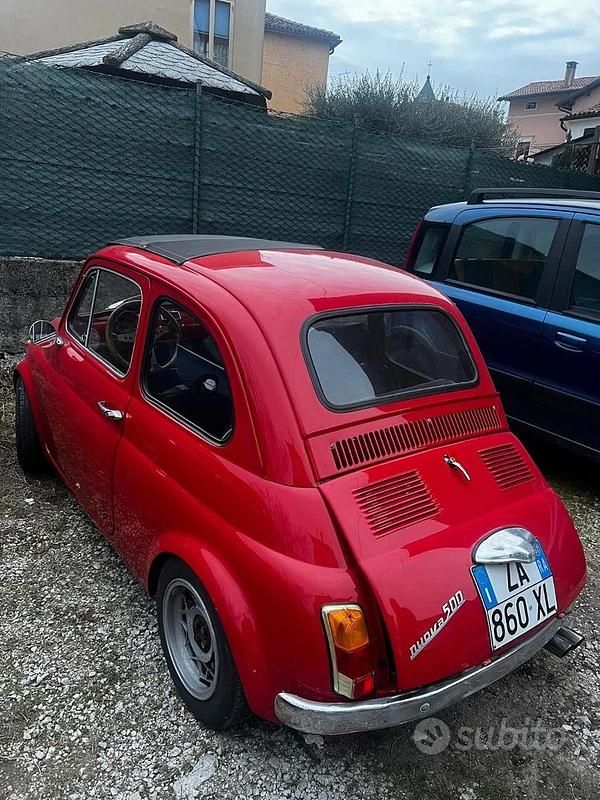Usata Fiat 500 1960 Rosso Utilitaria
