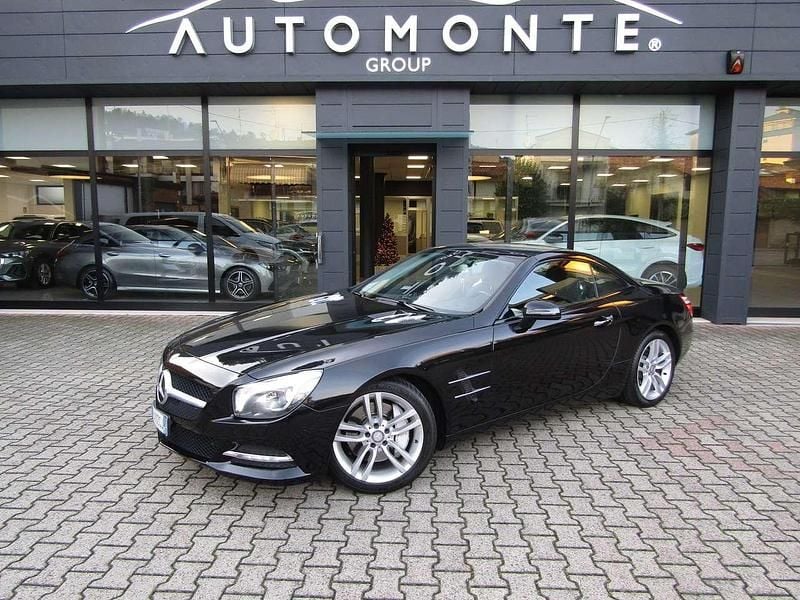 Nera ossidiana Usata 2015 Mercedes SL350 Cabrio | 38.900 € (Buon prezzo) - Immagine 1/4