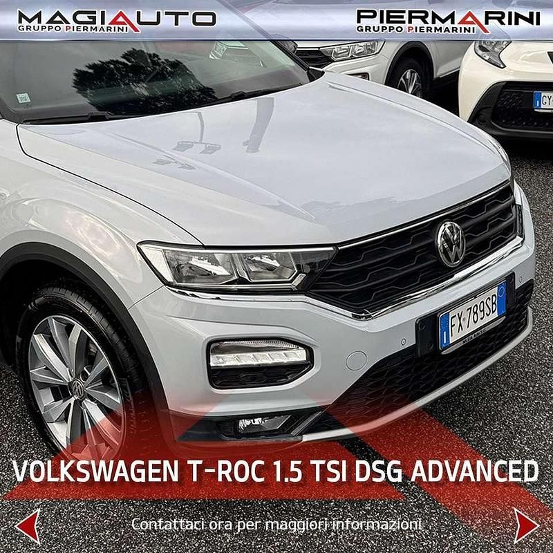 Usata VW T-Roc Advance 150 CV (110 kW) 2019 Bianco SUV
