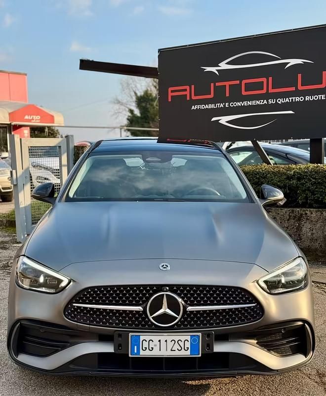 Usata Mercedes C220 Premium 199 CV (146 kW) 2021 Grigio Station wagon