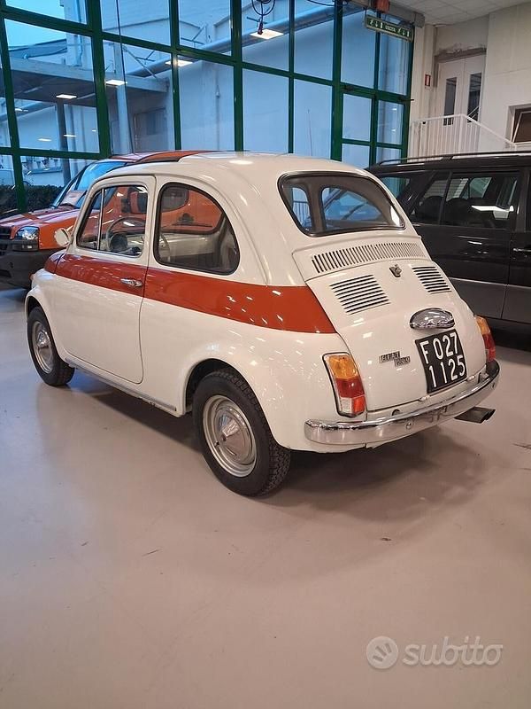 Usata Fiat 500 21 CV (15 kW) 1970 Bianco Utilitaria
