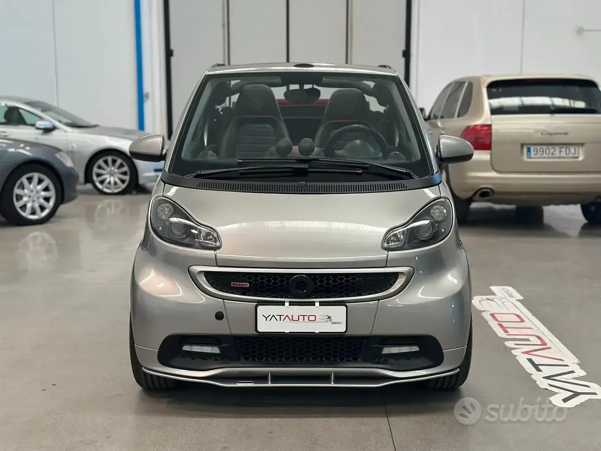 Usata Smart ForTwo Cabrio Brabus 102 CV (75 kW) 2013 Grigio Cabrio