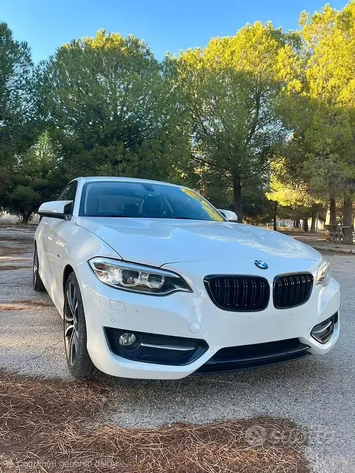 Usata BMW 220 Sport Line 190 CV (139 kW) 2014 Bianco Coupé