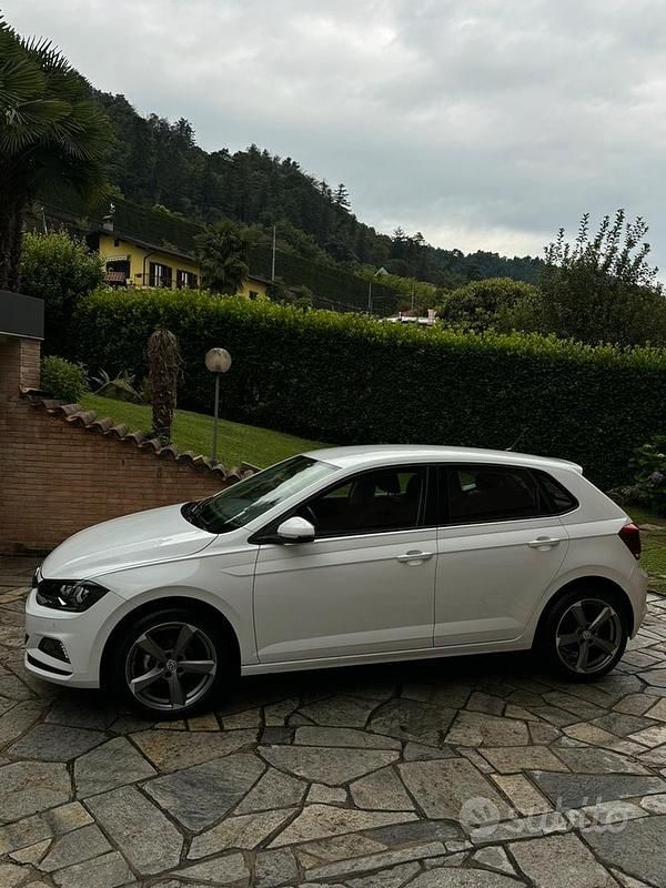 Usata VW Polo Highline 90 CV (66 kW) 2019 Bianco Berlina