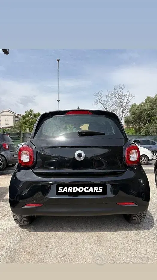 Usata Smart ForFour Passion 71 CV (52 kW) 2018 Nero Utilitaria