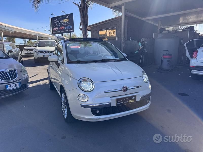 Usata Fiat 500C Lounge 75 CV (55 kW) 2011 Bianco Cabrio