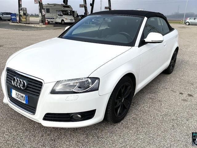 Bianco(met.) Usata 2009 Audi A3 Cabriolet Attraction Cabrio | 5800 € (Super prezzo) - Immagine 1/4