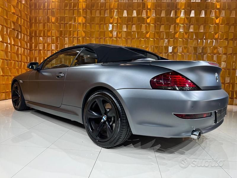 Usata BMW 635 Cabriolet 286 CV (210 kW) 2010 Grigio Cabrio