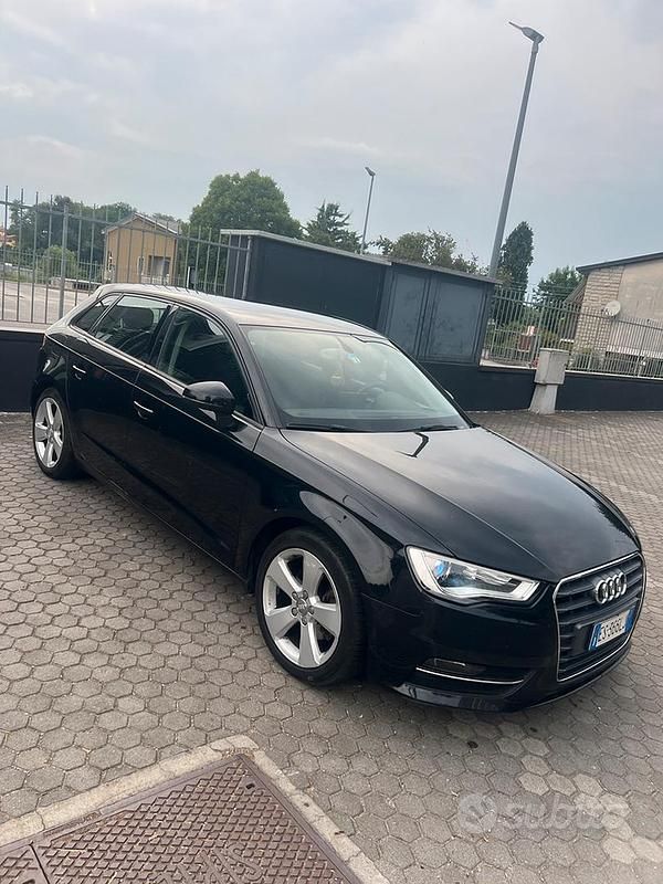 Usata Audi A3 Ambiente 105 CV (77 kW) 2013 Nero Berlina