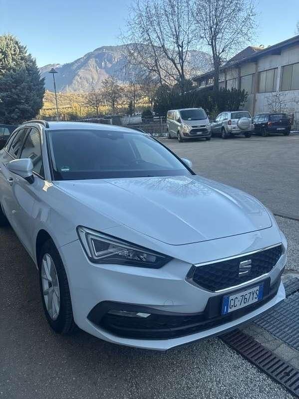 Usata Seat Leon 150 CV (110 kW) 2020 Bianco Station wagon