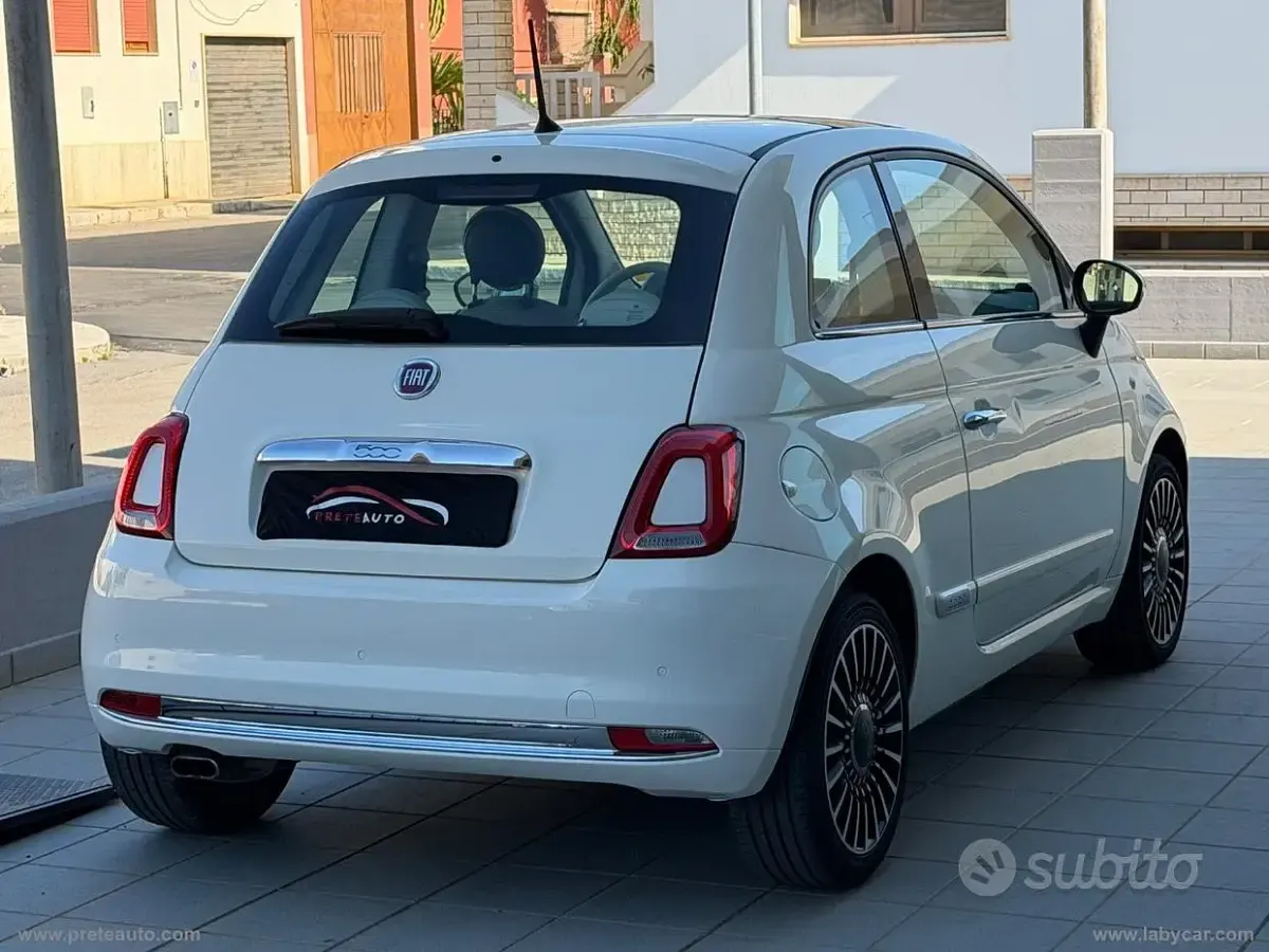Usata Fiat 500 Lounge 69 CV (50 kW) 2016 Bianco Berlina