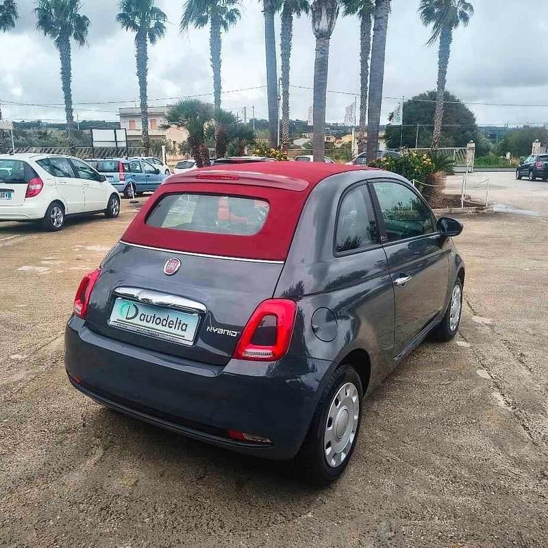 Usata Fiat 500 69 CV (50 kW) 2022 Grigio Cabrio