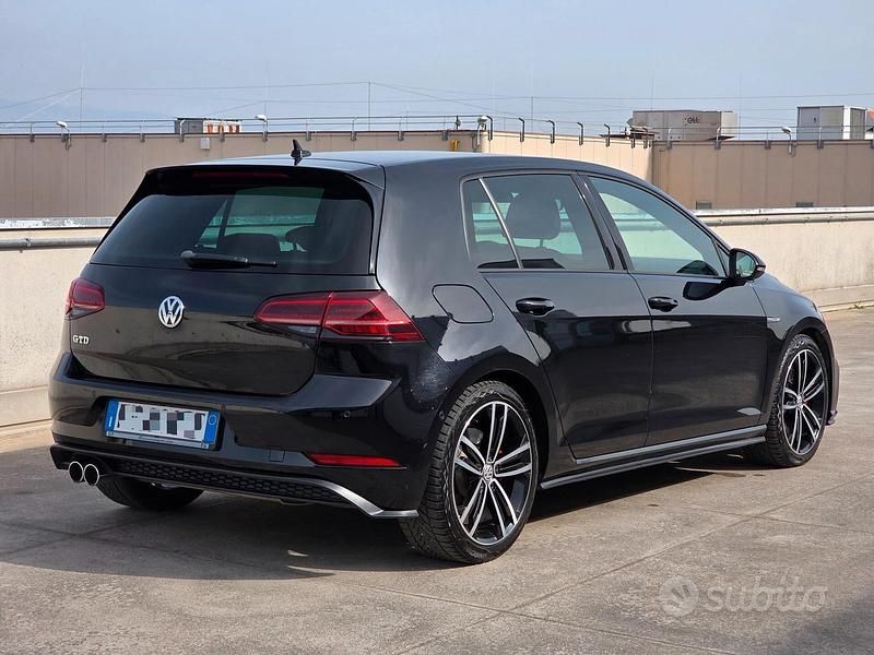 Usata VW Golf VII GTD 184 CV (135 kW) 2018 Nero Berlina