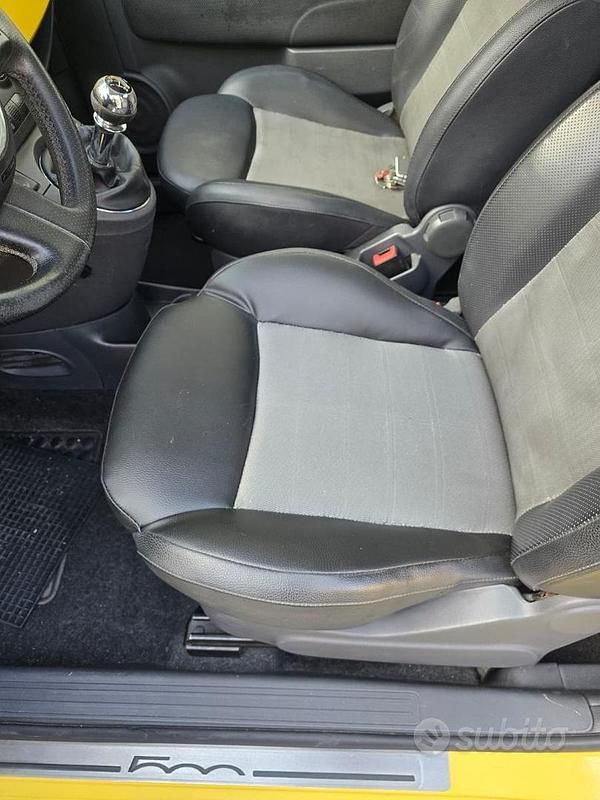 Usata Fiat 500 Sport 69 CV (50 kW) 2010 Giallo Utilitaria