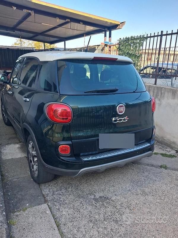 Usata Fiat 500L Trekking 85 CV (62 kW) 2014 Verde Monovolume
