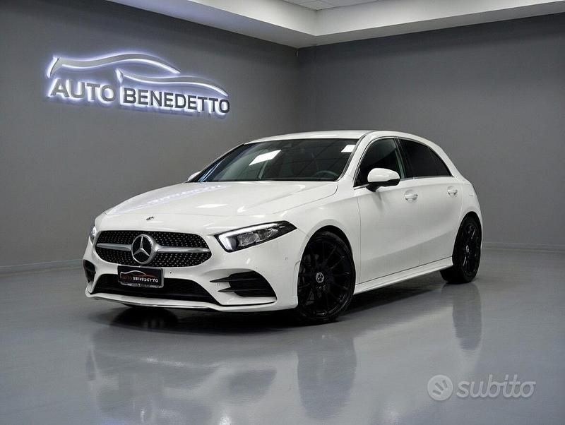 Usata Mercedes A180 Premium 116 CV (85 kW) 2019 Bianco Berlina
