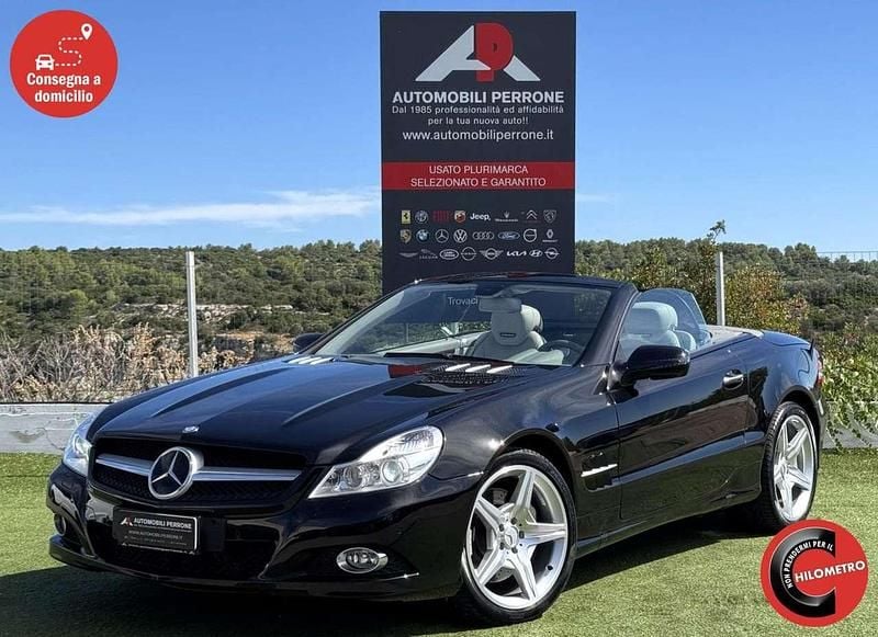 Usata Mercedes SL500 AMG 386 CV (283 kW) 2008 Nero ossidiana Cabrio