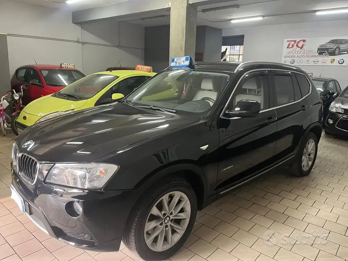 Usata BMW X3 184 CV (135 kW) 2012 Nero SUV