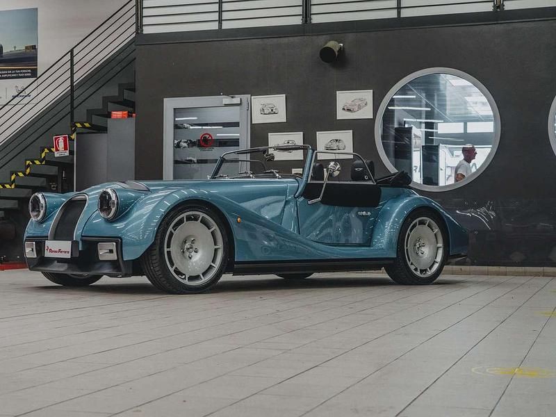 Usata Morgan Plus 340 CV (250 kW) 2025 Bahama blue Cabrio