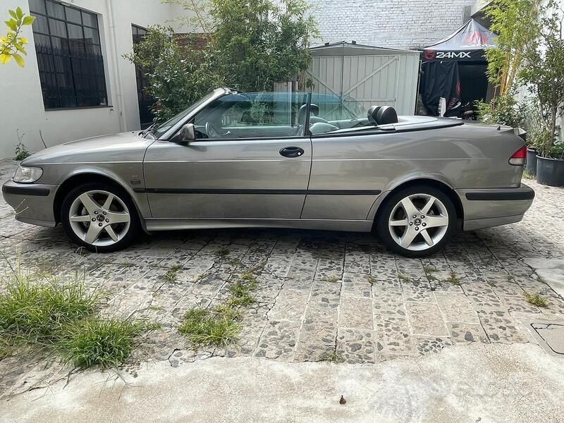 Usata Saab 9-3 Cabriolet 185 CV (136 kW) 2001 Grigio Cabrio