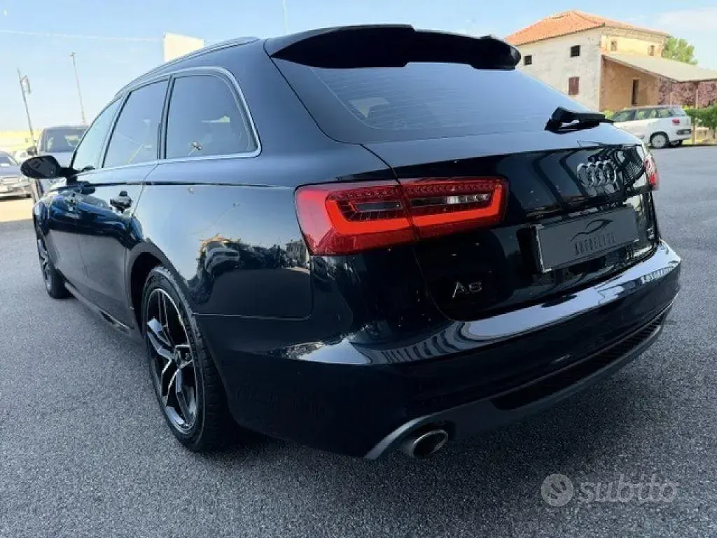 Usata Audi A6 S-Line 204 CV (150 kW) 2013 Blu Station wagon