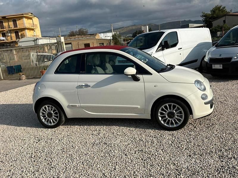 Usata Fiat 500C 85 CV (62 kW) 2011 Bianco Cabrio