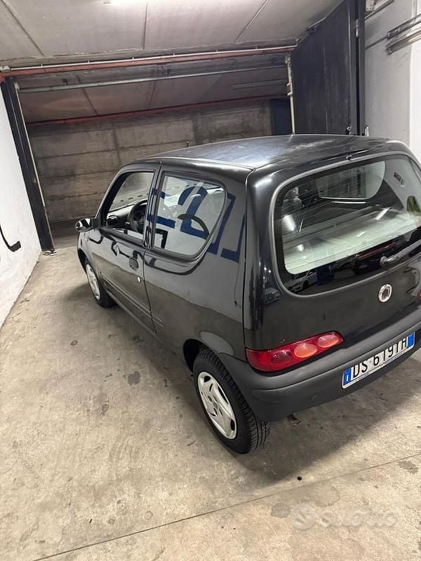 Usata Fiat 600 Active 54 CV (39 kW) 2008 Nero Utilitaria