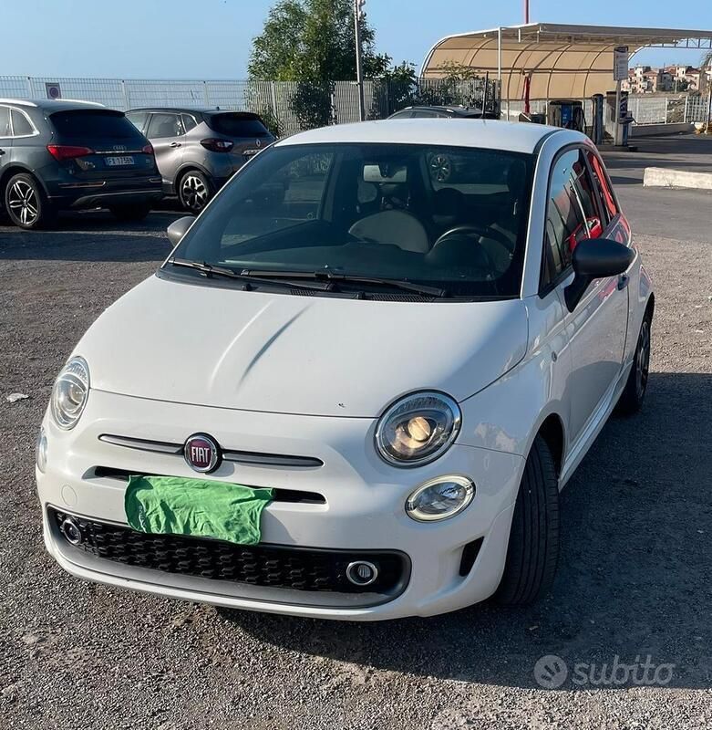 Bianco Usata 2017 Fiat 500S S Due volumi | 9000 € (Buon prezzo) - Immagine 1/4