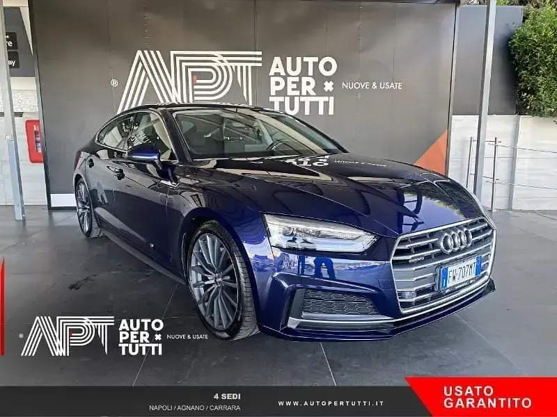 Occasion Audi A5 Sportback Comfort 190 ch (139 kW) 2019 Bleue Citadine