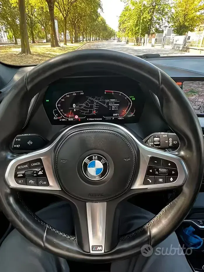 Usata BMW 116 M Sport 116 CV (85 kW) 2019 Grigio Utilitaria