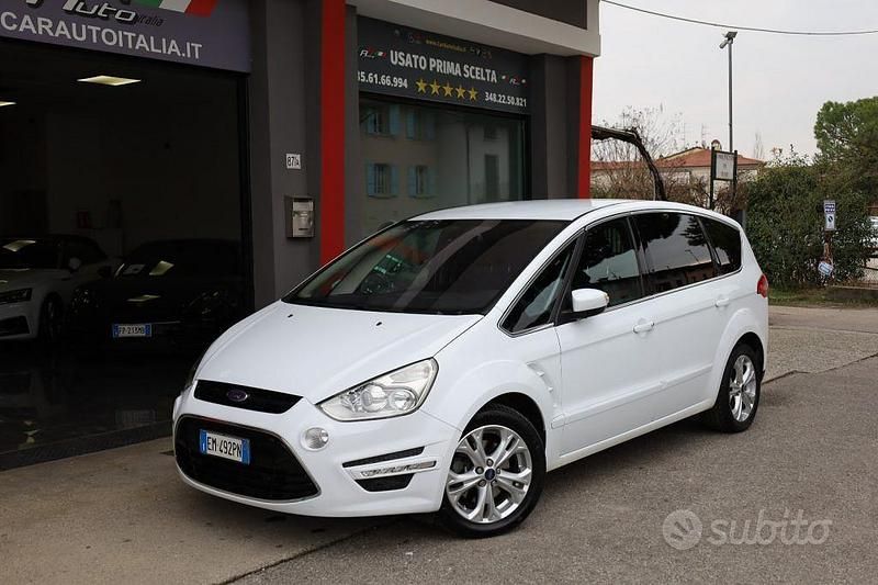 Bianco Usata 2012 Ford S-MAX S Monovolume | 6900 € (Buon prezzo) - Immagine 1/4